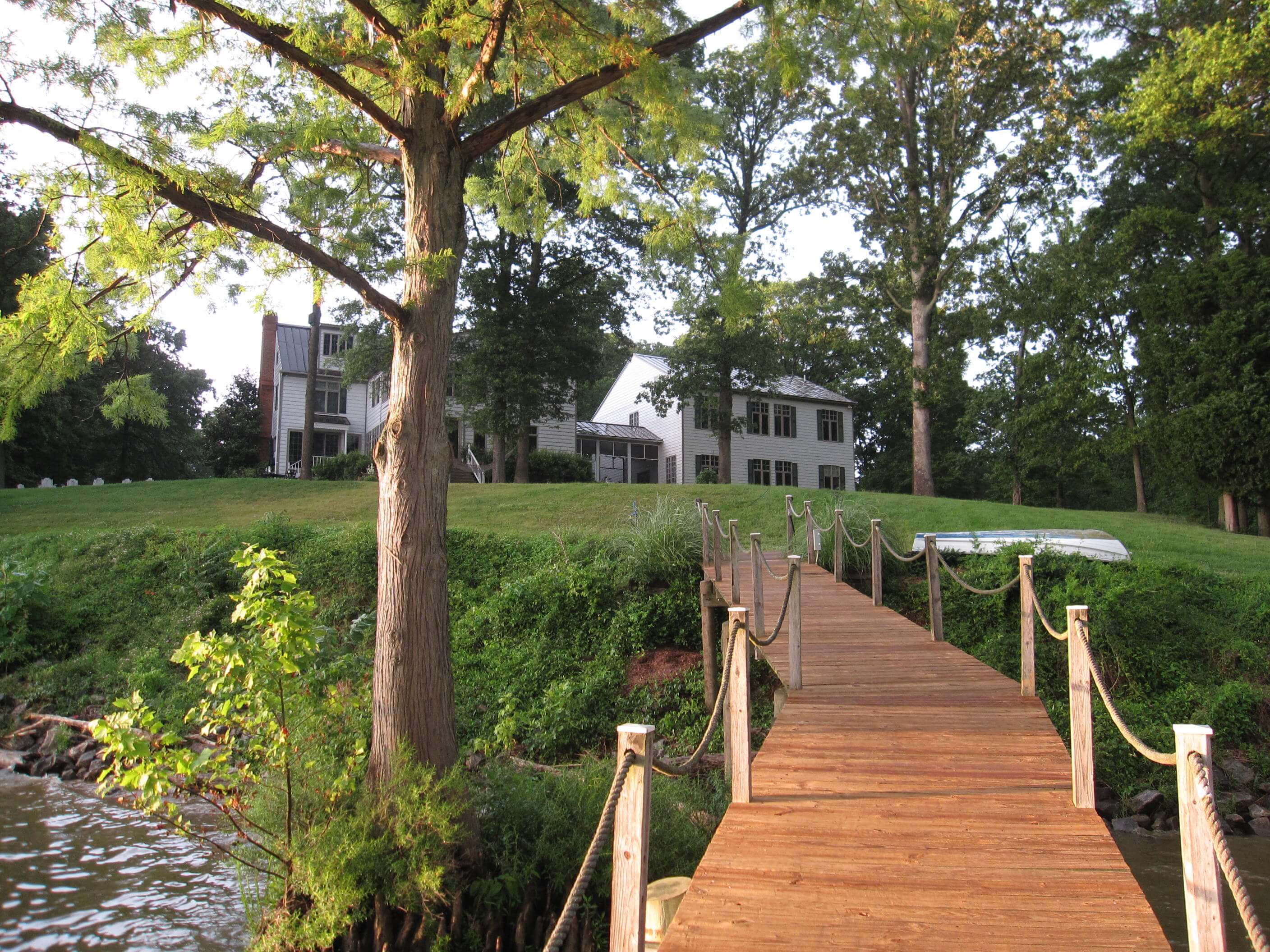 Lazare Gallery dock on the James River